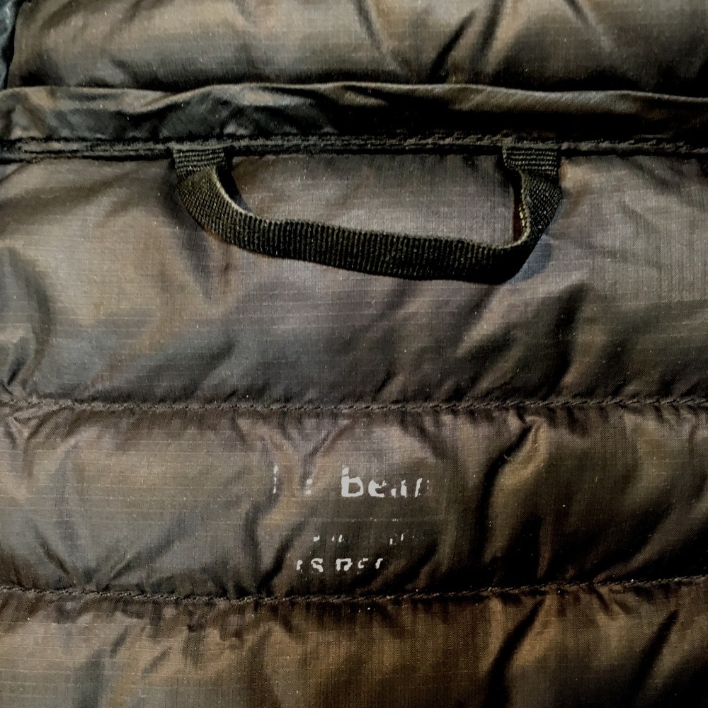 LL Bean Ultralight 850 Down Hooded Puffer Jacket Womens XS Black Outdoor Quilted - Picture 9 of 14